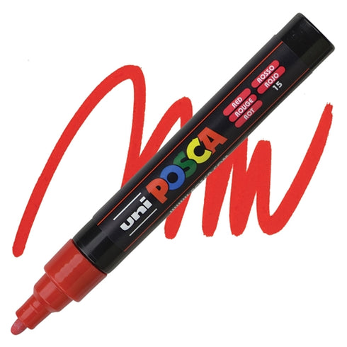 MED RED POSCA PAINT MARKER